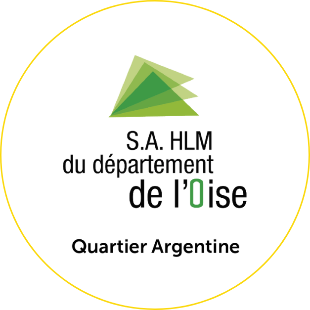 Logo SA HLM du département de l'Oise Quartier Argentine